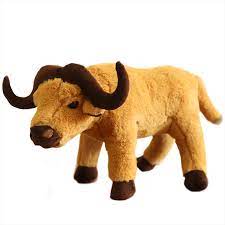 3d Simulation Old Scalper Buffalo Plush Toys Stuffed Animals Brinquedos Baby Home Decoration Sofa Pillow Holiday Halloween Gifts Stuffed Plush Animals Aliexpress