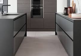 Grey gloss kitchen units ukutabs riptide easy. Zola Gloss Handleless Dust Grey Cashmere Featuring Tavola Anthracite