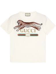 Shop White Gucci Gucci Logo Leopard T Shirt With Express Delivery Farfetch Gucci was founded by guccio gucci in florence, tuscany, in 1921. gucci