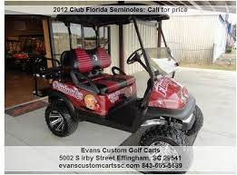 Florida State Seminoles Golf Carts Custom Golf Custom Golf Carts