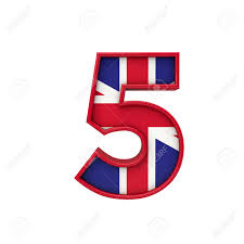 We have recommended using dmc stranded cotton. Number 5 Union Jack Font Great Britain Flag Lettering 3d Rendering Stock Photo Picture And Royalty Free Image Image 112632498