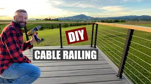 Steel dn mate t316 stainless steel right&left handed thread swage lag screws for wood post of 1/8 cable railing kit, 60 packs deck railing hardware/stair railing, diy wood baluster kit, with wrench 4.7 out of 5 stars 255 Diy Cable Railing With Metal Posts Built From Scratch Youtube