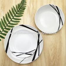Get the best deal for black porcelain dinnerware from the largest online selection at ebay.com. China Black And White Simple Design 18pcs Ceramic Porcelain Dinnerware Set On Global Sources Porcelain Dinnerware Dinnerware Set Dinner Set