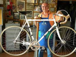 Alberto Masi with a restored Masi Speciale Corsa