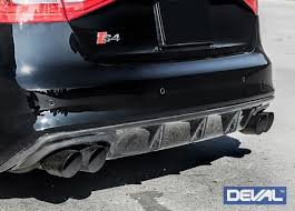 Carbon Fiber Rear Diffuser For 2013 Audi S4 A4 B8 5 By Deval D28244 Audi S4 Audi Carbon Fiber