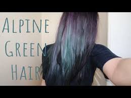 Directions to the meeting point: Alpine Green Hair Directions Hair Dye Youtube