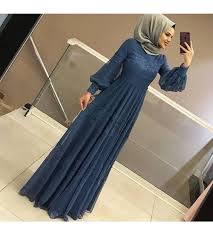 Huma Hatun Tesettur Abiye Elbise Modelleri Islami Giyim Elbise