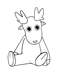 Christmas tree color by number coloring page. Cute Reindeer Coloring Page Free Printable Coloring Pages For Kids