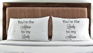 Rocky and Adrian Couple Pillowcase Set