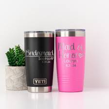 Personalized Yeti® or Polar Camel Tumbler, Gift for Her, Bridesmaid  Proposal, Maid of Honor Proposal, Bachelorette Party Gift, Ships Fast