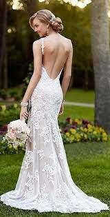 Gorgeous Backless Spaghetti Straps Wedding Dress Perfect For A Beach Or Garden Wedding More At Htt Wedding Dresses Backless Wedding Stella York Wedding Dress