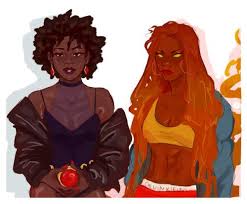 11thsense Starfire And Raven Stuff Art Starfire And Raven Lesbian Art