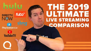 Ultimate Streaming Tv Comparison Youtube Tv Hulu Live Sling Directv Now Ps Vue Fubotv