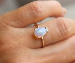 Pear Shaped Opal Engagement Ring Australian Opal Ring Gold Etsy Engagement Rings Opal Gemstone Stacking Ring Opal Ring Gold