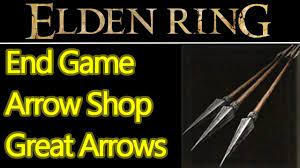 Elden Ring arrow merchant, infinite end game great arrows, ballista bolts,  etc - YouTube