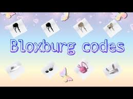 Find the latest roblox promo codes list here for february 2021. Bloxburg Codes 2020 Aesthetic Accessories Hairs Clothing Etc Youtube