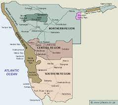 From simple outline maps to detailed map of otjozondjupa. Map Of Namibia