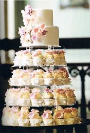 Simple Wedding Cakes With Cupcakes Google Search Tiered Wedding Cake Small Wedding Cakes Wedding Cupcakes