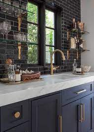 I have a condo in florida and am redoing my rather small kitchen. Placeholder Image Kitchen Design Farrow And Ball Kitchen Dark Blue Kitchens