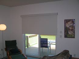 Big Roller Shade Over A Sliding Patio Door Living Room Patio Doors Roller Shades Living Room Window Styles