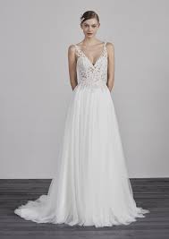 Estambul Pronovias Wedding Dress A Line Wedding Dress Wedding Gowns
