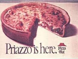 The Priazzo From Pizza Hut Pizza Hut Food 80s Food