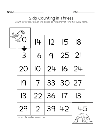 Skipping Numbers Activities And Worksheets For Kindergarten