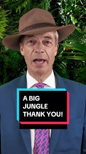 Thank You TikToker’s! Grateful to have made it to the final of #imaceleb  thanks to all of your support. #nigelfarage