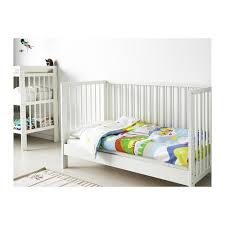 Gulliver White Cot 60x120 Cm Ikea Baby Bed White Crib Bedding Crib Bedding