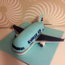 Make the cakes according to package directions. Korean Air Plane Cake By Dasa Cakesdecor