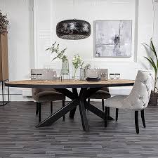 Shop for industrial dining room sets and other kitchen & dining furniture products at bhg.com shop. Sussex Oak Parquet Industrial Oval Dining Table Modish Living