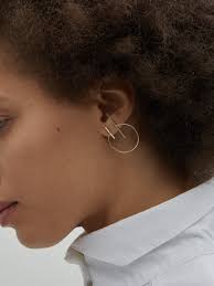 Hoop Double Stick Earring