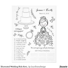 Illustrated Wedding Kids Activity Page Letterhead Kids Wedding Activities Wedding With Kids Wedding Coloring Pages