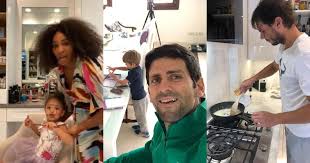 Novak djokovic's kids are son stefan and daughter tara djokovic. Nadal S Cooking Serena S Daughter Tsitsipas Rant How Tennis Players Are Coping With Isolation