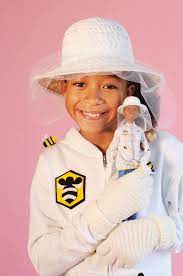 Barbie Diy Beekeeper Costume Project Kid Barbie Costume Beekeeper Costume Diy Beekeeper Costume