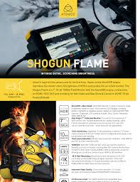 Shogun Flame Fusion Cine Manualzz Com
