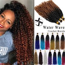 Crochet braids with long loose wavy hair. Ajf Brazilian Wave Braiding Hair Nalan Com Sg