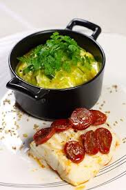 Dos De Cabillaud En Ecailles De Chorizo Audrey Cuisine Recettes De Cuisine Cuisine Poisson Recette Poisson