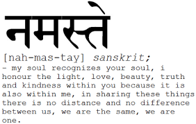 Word Of The Week Namaste Nah Mas Tay What It Means We Ve Seen A Few Definition Words Sanskrit Quotes