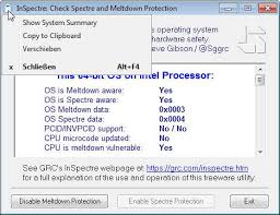 Ashampoo spectre meltdown a cpu checker ezt teszi, és megkülönbözteti a két fenyegetési forgatókönyvet. Meltdown Spectre Test Tools Overview Born S Tech And Windows World