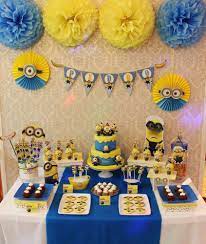 Despicable Me Minions Birthday Party Ideas Photo 10 Of 10 Minion Birthday Party Minion Birthday Minion Party Decorations