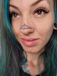 TEMPERENCE [Labradorite] Nose Chain