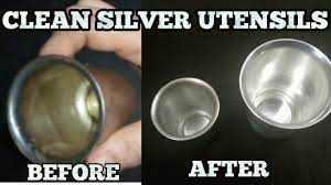 If you're worried about getting porous attachments wet, try cleaning objects with small openings ©. How To Clean Silver Utensils At Home With Only 1 Magic Ingredient Clean Polish Silver Items Youtube