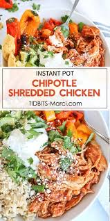 Instant Pot Chipotle Shredded Chicken Recipe Instant Pot Recipes Chicken Healthy Chicken Recipes Shredded Chicken