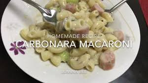 Mudah bukan resep dan cara membuat mac and cheese? Macaroni Carbonara Simple Recipe Homemade By Leanna Bee Youtube