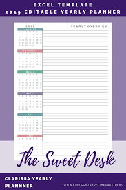 The blank templates grid are the well formatted pages available in. Editable Yearly Planner 2019 Printable Excel Calendar Template Future Log Excel Calendar Template Excel Calendar Yearly Planner