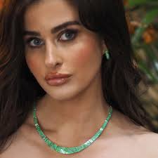 Flinder Green Lavinia Cultured Opal Hoop Earrings