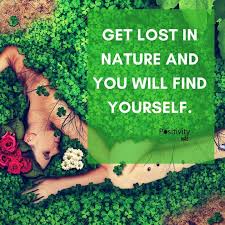 Get Lost In Nature And You Will Find Yourself Positivitynote Upliftingyourspirit Positivity Notes Quotes Inspirational Positive Fantastic Quotes