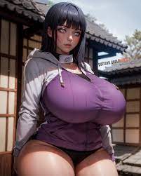 Huge boobs Hinata - Rule 34 AI Art