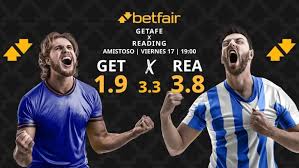 Getafe - Reading: alineaciones, horario, dónde ver, pronósticos y estadísticas